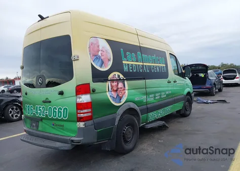 2016 Mercedes-Benz Sprinter 2500 Normal Roof from USA, damaged, VIN WDZPE7DD1GP295648